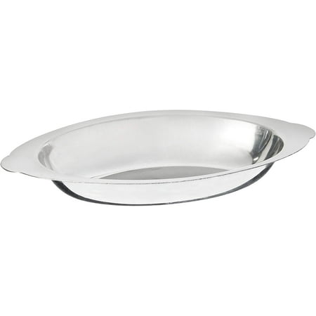

Winco ADO-8 Stainless Steel Oval Au Gratin Dish 8-Ounce