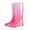 Pink, variant on Women's Non-Slip Rubber Garden Boots Knee-High Waterproof Rain Boots for Farming Fishing Outdoor Work Comfortable & Durable Garden Footwear