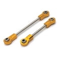 thumbnail image 4 of 1/28 Steering Rod Servo Arm Replacement Upgrade Parts for Wltoys Vehicle Accessory Racing Car Parts , Golden, 4 of 4