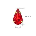 thumbnail image 2 of 20Pack Teardrop Sew on Rhinestone - 8x5mm Glass Teardrop Crystal Rhinestones in Gold Prong Setting (Bright Red), 2 of 6
