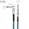 thumbnail image 3 of Mosiee 3Meter Guitar Audio Cable Noiseless Audio Wire Cord For Electric Guitar Bass, 3 of 9