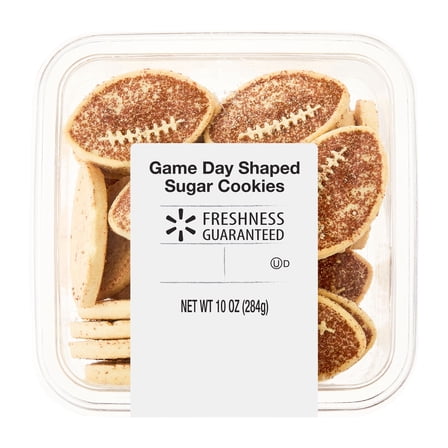 Freshness Guaranteed Game Day Shaped Sugar Cookies 12 Count, 10oz (Baked, Shelf Stable)