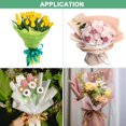 thumbnail image 5 of 38-Sheet Korean Cotton Wrapping Flower Paper, 11.8 Inch Waterproof Floral Paper for Bouquets/Gift Packaging [Red], 5 of 5