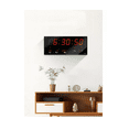 thumbnail image 5 of Reloj De Pared Led Con Termómetro Y Calendario Despertador Negro, 5 of 5
