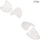 thumbnail image 5 of 2 pares de protectores laterales de seguridad antideslizantes transparentes para gafas (2 orificios grandes para adaptarse a patillas de 12 mm de ancho), protectores laterales de seguridad para gafas, 5 of 5