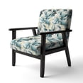thumbnail image 3 of Designart « Toile Tropicale de l'Océan » Fauteuil d'Appoint Tropical Vert Rembourré - Fauteuil Tropical pour Chambre, 3 of 7