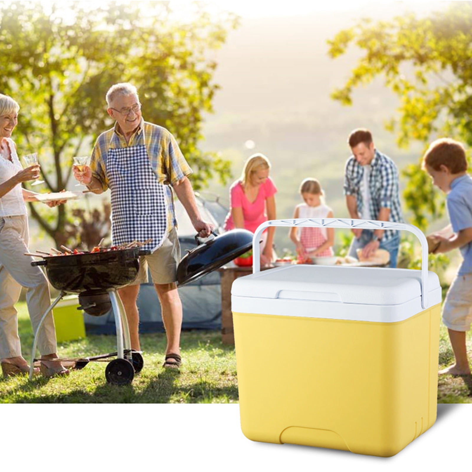 6L Camping Insulated Coolers Box Ice Coolers Bucket Leakproof Storage Container Large Capacity Freezers Easy to Use