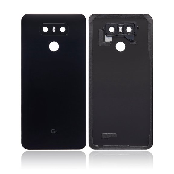 Replacement Back Cover With Adhesive Pre-Installed Compatible For LG G6 (Astro Black)