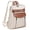 A-Off-White, variant on Laptop Backpack for Women 13.3 inch,Travel Leather Backpack Purse,Professional Water-Resistant College Business Work Casual Daypack