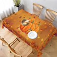 thumbnail image 2 of Thanksgiving Tablecloth Rectangle Table Cloth Washable Rustic Checkerboard Table Cover for Decoration Kitchen Dining Room 60x84 Inch, 2 of 6