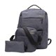thumbnail image 1 of Mochila para computadora de tela Oxford de gran capacidad Viajes de ocio de negocios de moda, 1 of 8