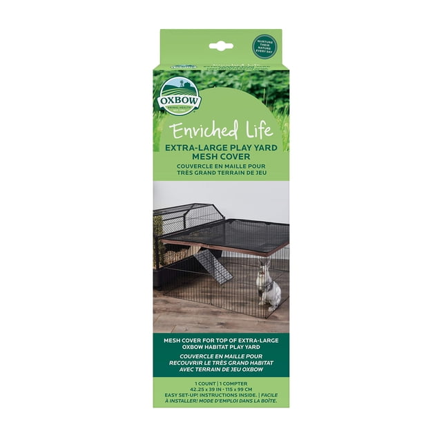 Funda de malla para patio de juegos para mascotas Oxbow Enriched Life, extra grande