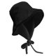 thumbnail image 3 of Cálido sombrero de invierno Lindo con protección para los oídos Sombrero de pescador suave Sombrero de cubo informal para , niñas, mujeres, , negro Yinane Sombrero de copa, 3 of 8