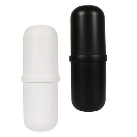 2Pcs Creative Toothbrush Holders Multifunctional Mouthwashing Cups for Travel