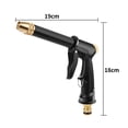 thumbnail image 5 of harmtty Water Sprinkler Adjustable High Pressure Water Hose Nozzle Handheld Garden Sprinkler with Ergonomic Long Handle for Lawn Watering Car Cleaning,Black, 5 of 7
