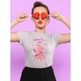thumbnail image 2 of Thinking About You, Cupig T-Shirt Women -Smartprints Designs, Female Large, 2 of 4