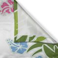 thumbnail image 3 of Ambesonne Tiki Bar Kitchen Curtains, Hibiscus, 55"x39", Pale Blue Pink Green, 3 of 3
