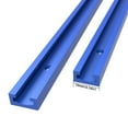 thumbnail image 3 of 500Mm Blue Double-Cut T-Track T-Slot Miter Track Aluminum Alloy for Router Table, 3 of 9