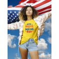 thumbnail image 2 of Freedom Squad W Garland T-Shirt Women -Image by Shutterstock, Female Small, 2 of 4
