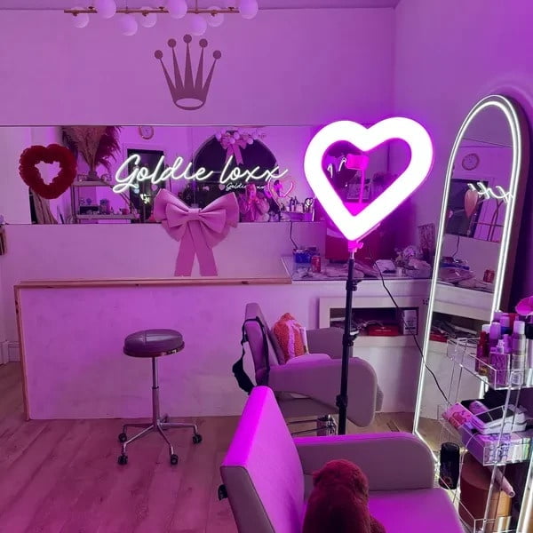 20'' Ring Light Live Streaming Selfie Heart Shaped professional &wireless remote