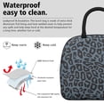 thumbnail image 3 of Womens Black Leopard Pattern Lunch Box for Work,Insulated Lunch Bag for Women,Loncheras Para Mujer,Leakproof Adult Lunch Bag for Work,Beach,Travel,Picnic,Camping, 3 of 7