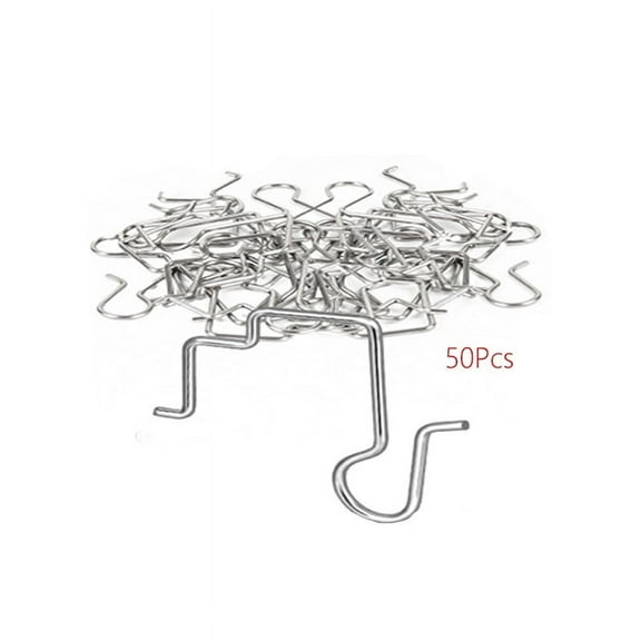 TOP! Christmas Light Hanger Hooks for Gutters with Perforated Guards Outdoor Lights B