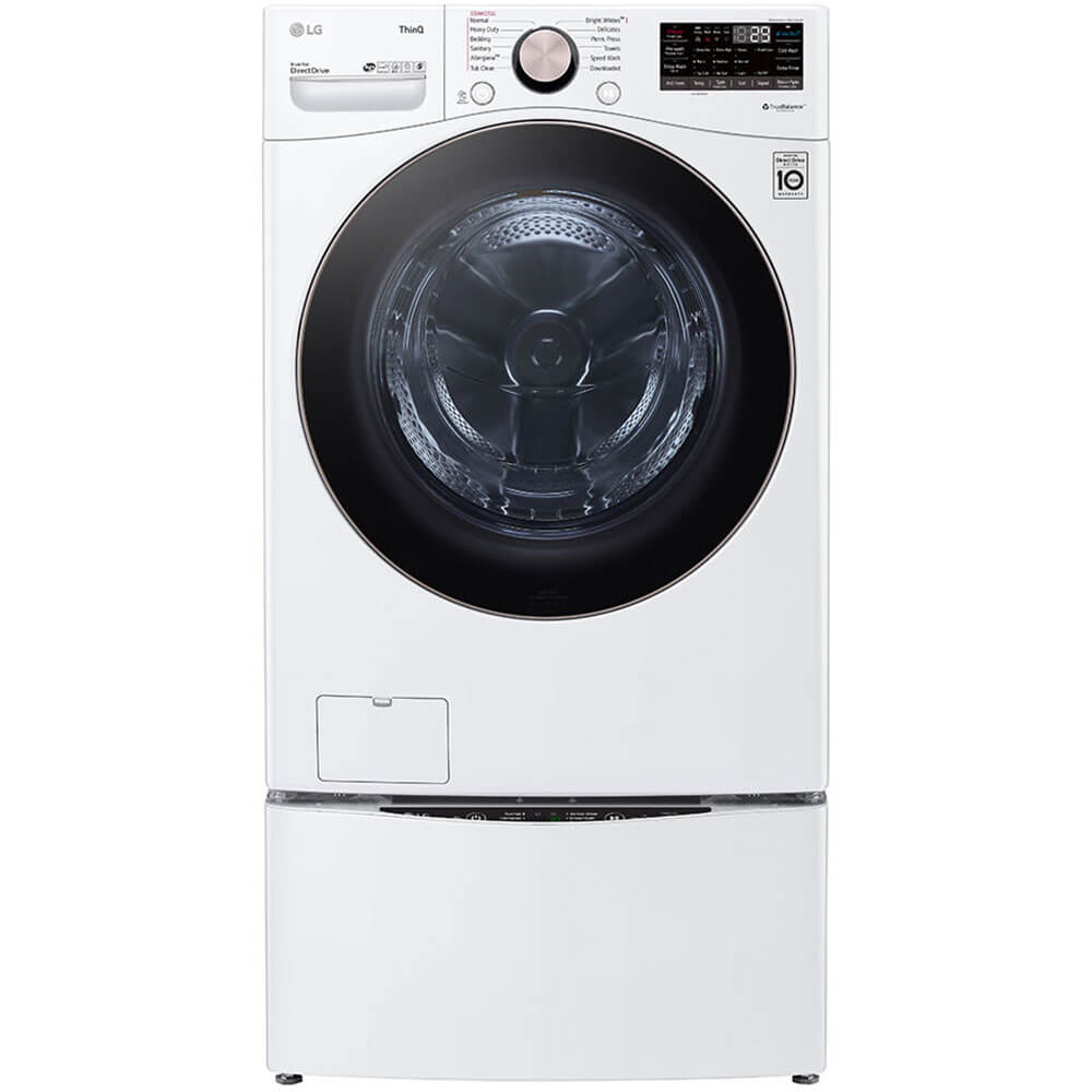 LG WM4000HWA 4.5 Cu. Ft. Ultra Large Capacity Smart wi-fi Enabled Front Load Washer with TurboWash 360° an