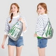 thumbnail image 2 of Sunset Turtle Sling Backpack - Tropical Ocean & Beach Print, Fashionable Crossbody Bag for Students & Office Workers, 2 of 4