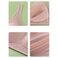 thumbnail image 3 of Lumistal Push Up Bra Thin Wireless Comfort Breathable High Support Bra Sagging Side Breast Seamless Control Minimizer Bras Sports Bras for Women XXXXXL, 3 of 4