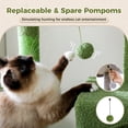 thumbnail image 4 of PAWZ Road Cat Tree 56" Sisal Scratching Posts Tower with Large Perch Hammock for All Indoor Cats,Green, 4 of 16