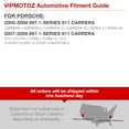 thumbnail image 7 of VIPMOTOZ For 2005-2008 Porsche 997-Series 911 Carrera Smoke Red Lens OLED Neon LED Tail Brake Light Housing Lamp Assembly Driver and Passenger Side Replacement Pair, 7 of 7