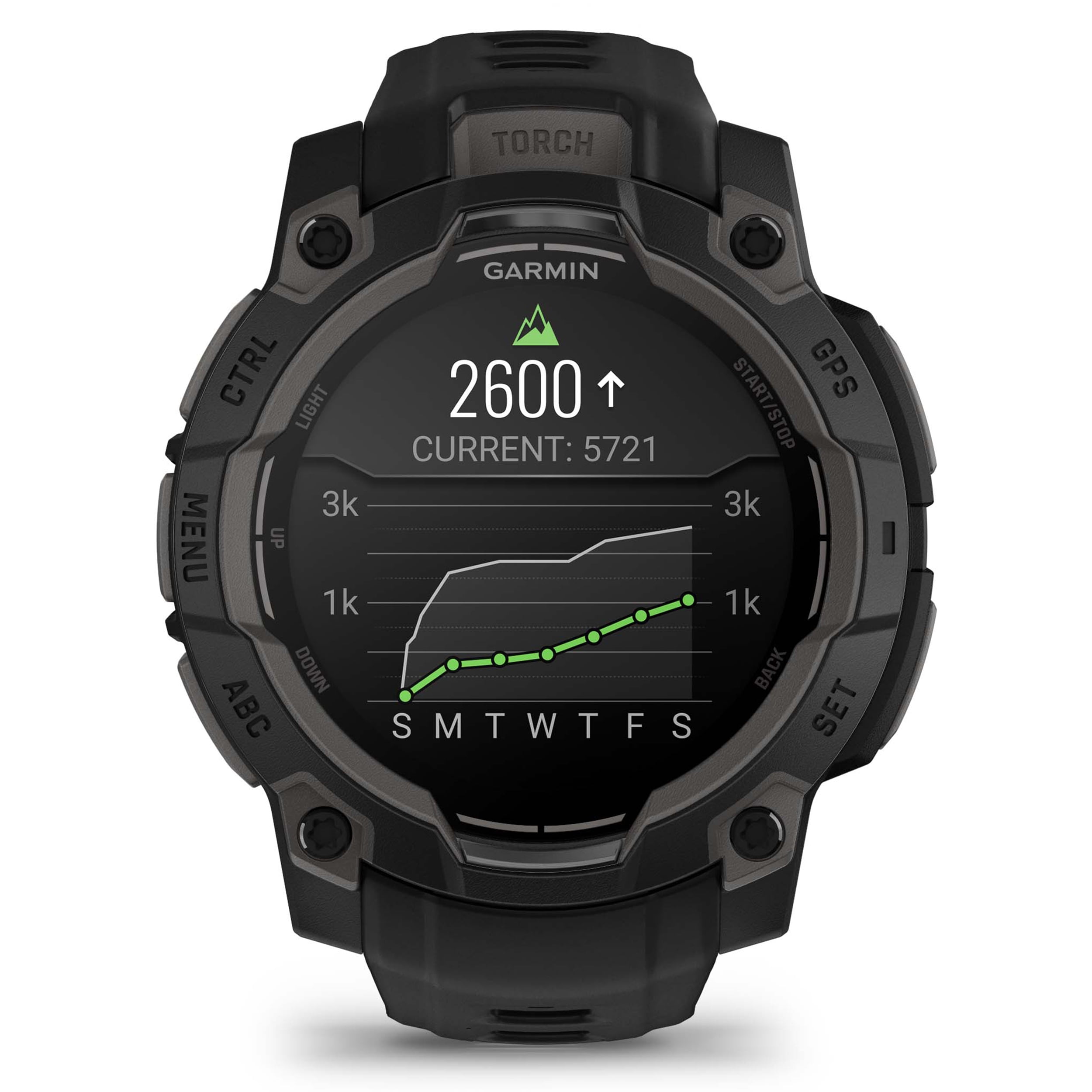 Garmin Instinct 3 45mm (Black) AMOLED Rugged Outdoor GPS Smartwatch Gift Box Bundle with PlayBetter HD Screen Protectors, Wall Adapter & Case