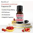 thumbnail image 3 of Strawberry Shortcake Fragrance Oil 10 ml / 0.33 oz | 100% Pure by Sponix Made in USA Pack of 3, 3 of 8