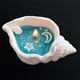 thumbnail image 5 of Vela de aromaterapia de conchas marinas • Aroma de jazmín oolong • Cera de gelatina artesanal con estrella de mar • Regalo decorativo para el hogar, 5 of 9