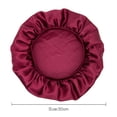 thumbnail image 3 of 6 gorros de pelo de satén para mujeres negras, gorro de pelo para dormir, gorros de dormir para mujeres/hombres, gorro para hombres, gorros de satén para cabello rizado, 3 of 3