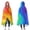 Colorful Tie Dye, variant on Wearable Blanket,Colorful Tie Dye Wave Pattern Hooded Wearable Flannel Blanket for Adults & Teens,Winter Poncho Shawl Wrap Cape Cozy Anti-Pill,60"x80"