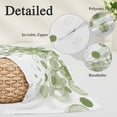 thumbnail image 3 of Sage Green Gradient Throw Pillow Covers, Abstract Polka Dots Vintage Modern Art Soft Breathable Pillow Cases with Invisible Zipper, King Size Pillowcases for Couch Bed Sofa Chair 20x36 Inches, 3 of 9