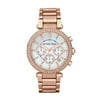 Michael Kors Women's Parker Stainless Steel Rose Gold-Tone Watch, 39mm, MK5491