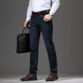 thumbnail image 3 of Pantalones Cómodos Mezclilla Strech Moda Casuales Hombre, 3 of 8