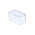 thumbnail image 6 of Flyshop 12PCS Chair Leg Caps, PVC Furniture Floor Protectors, Non-Scratch Rectangle Table Chair Leg Tips Caps, 1" x 2", 25 x 50mm, Transparent, 6 of 7
