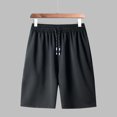 thumbnail image 5 of FRSASU Men Pants Summer Thin Fast-drying Beach Trousers Sports Short Pants Black XXXXXXXL, 5 of 9