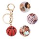 thumbnail image 3 of Ofertas Únicas 1 Pc Charm de Bolso de Baloncesto de Moda Llavero Decorativo Rojo Tono Dorado, 3 of 5