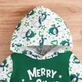 thumbnail image 5 of Mrzhqd Baby Toddler Bodysuits First Christmas Outfit Boy Girl Christmas Romper Long Sleeve Hoodie Bodysuit Christmas Clothes, 5 of 6