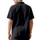thumbnail image 1 of pstuiky camisetas de hombre, Top deportivo plisado de verano para hombre, informal, de color liso, de manga corta, con media cremallera y cuello alto camisas casuales para hombre l, 1 of 6