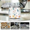 thumbnail image 6 of Yayeee Ashtray with Lid for Cigarette Smokeless Stainless Steel Home Ash Holder, Cartoon Doodles, 6 of 7