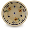 thumbnail image 2 of Polish Pottery 2¼-inch Bowl (Country Meadow Theme) Hand Painted in Boleslawiec, Poland + Certificate of Authenticity, 2 of 6
