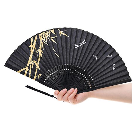 

Tohuu Folding Fan Hand Held Chinese Style Handheld Fans Foldable Fans with Frames and Tassel Hand Fan Foldable for Home Decorations Dancing Cosplay Wedding Party Props Decoration best service