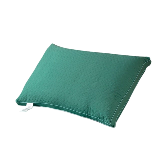 Breathable Pillow Core, High Resilience No Deform Bed Pillow, Embroidered Sleep Pillow with Damp-Proof Design for Home Use