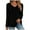 Black, variant on yunLCZ Women Shirts Women's Long Sleeved V Neck Floral And Plant Printed Casual Fashion T Shirt Top
