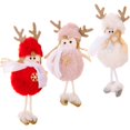thumbnail image 2 of Adornos navideños XCF 3 piezas con astas muñeco de peluche para colgar, 2 of 2
